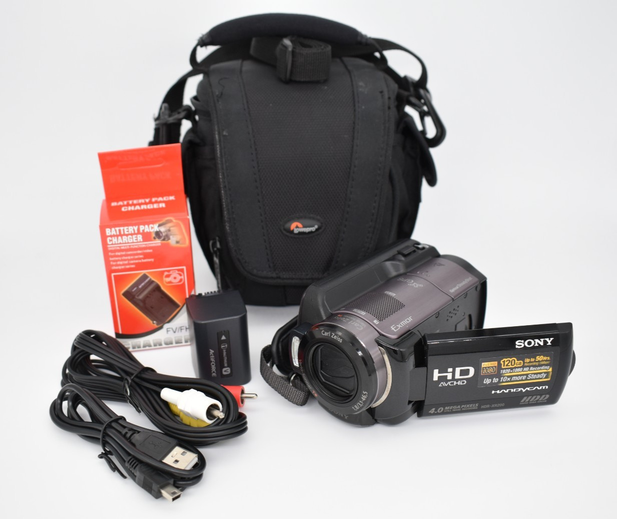 Sony Handycam HDR-XR200V Digital Video Camcorder NightShot 120GB HDD - TESTED