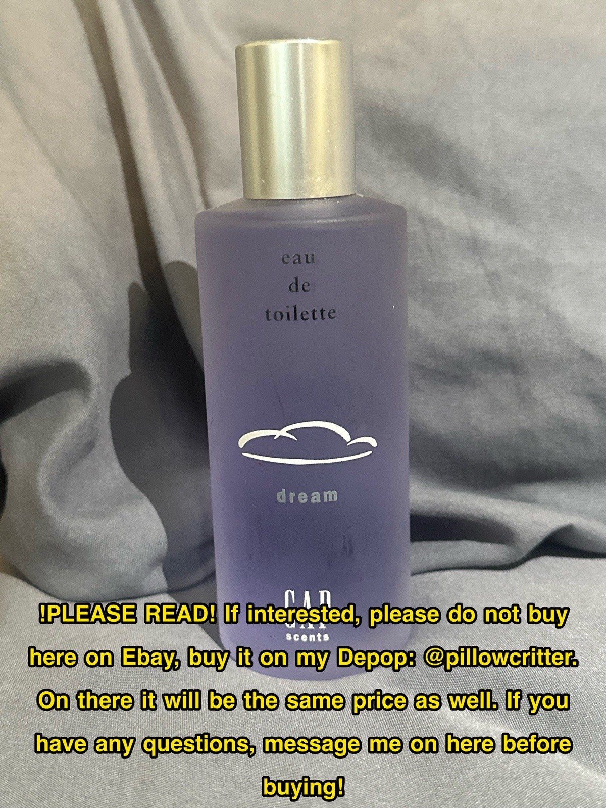 *VINTAGE RARE* 1990s GAP dream eau de toilette with full 4oz juice (Read Photo) *VINTAGE RARE* 1990s GAP dream eau de toilette with full 4oz juice (Read Photo)