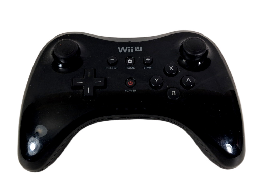 Official OEM Nintendo Wii U Black Wireless Pro Controller WUP-005 CLEAN 1 Owner Official OEM Nintendo Wii U Black Wireless Pro Controller WUP-005 CLEAN 1 Owner