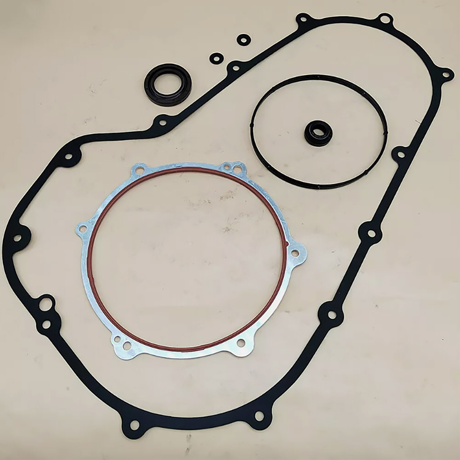 Primary Cover Gasket Kit for Harley Road Glide Road King Street Glide 2007-2016