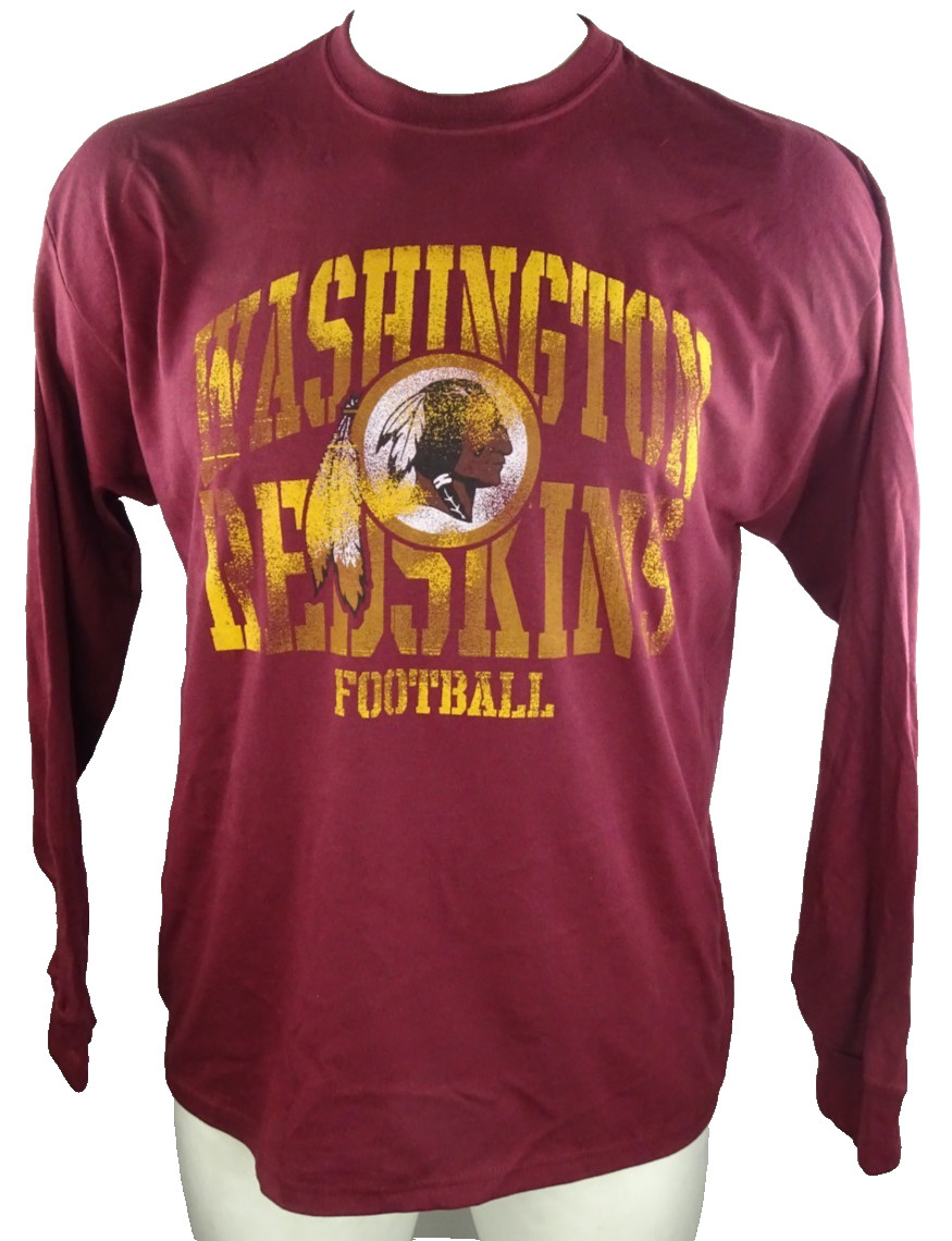 Vintage Washington Redskins NFL Team Apparel Men's Long Sleeve T-Shirt
