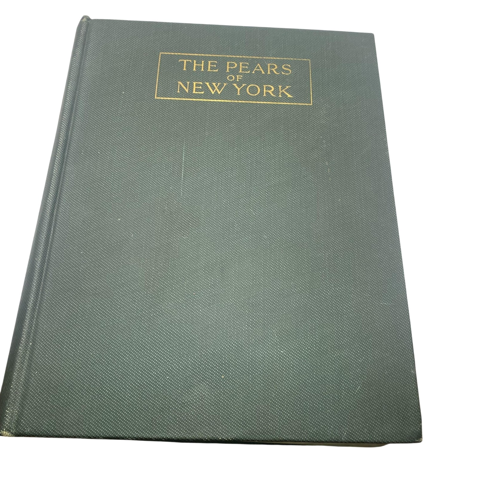 Antique 1921 The Pears Of New York U P Hedrick J B Lyon Green Cloth HC Illus