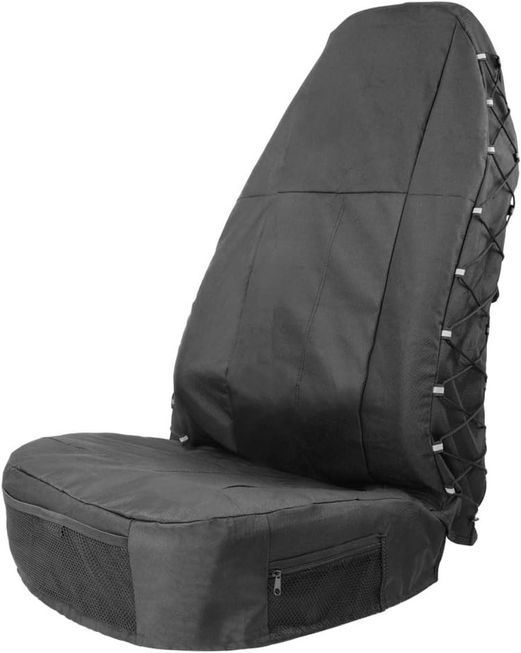 Semi Truck Seat Cover Waterproof Highback Seat Cover for Trucks Black - 1 Pack Semi Truck Seat Cover Waterproof Highback Seat Cover for Trucks Black - 1 Pack