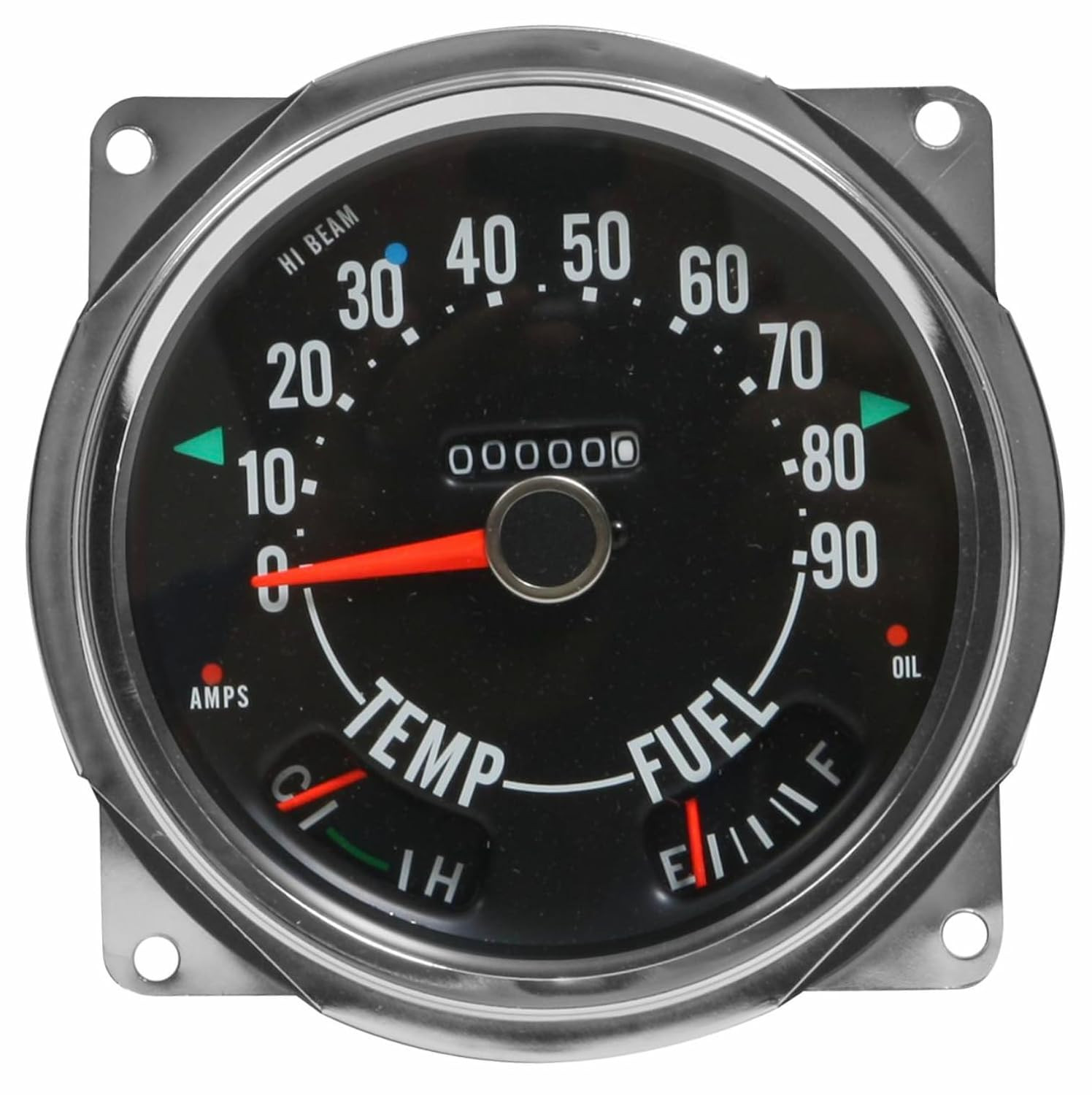 Jeep CJ 17206.04 Speedometer Cluster 0-90 MPH 1955-79 Jeep CJ3, CJ5, CJ6, CJ7 Jeep CJ 17206.04 Speedometer Cluster 0-90 MPH 1955-79 Jeep CJ3, CJ5, CJ6, CJ7
