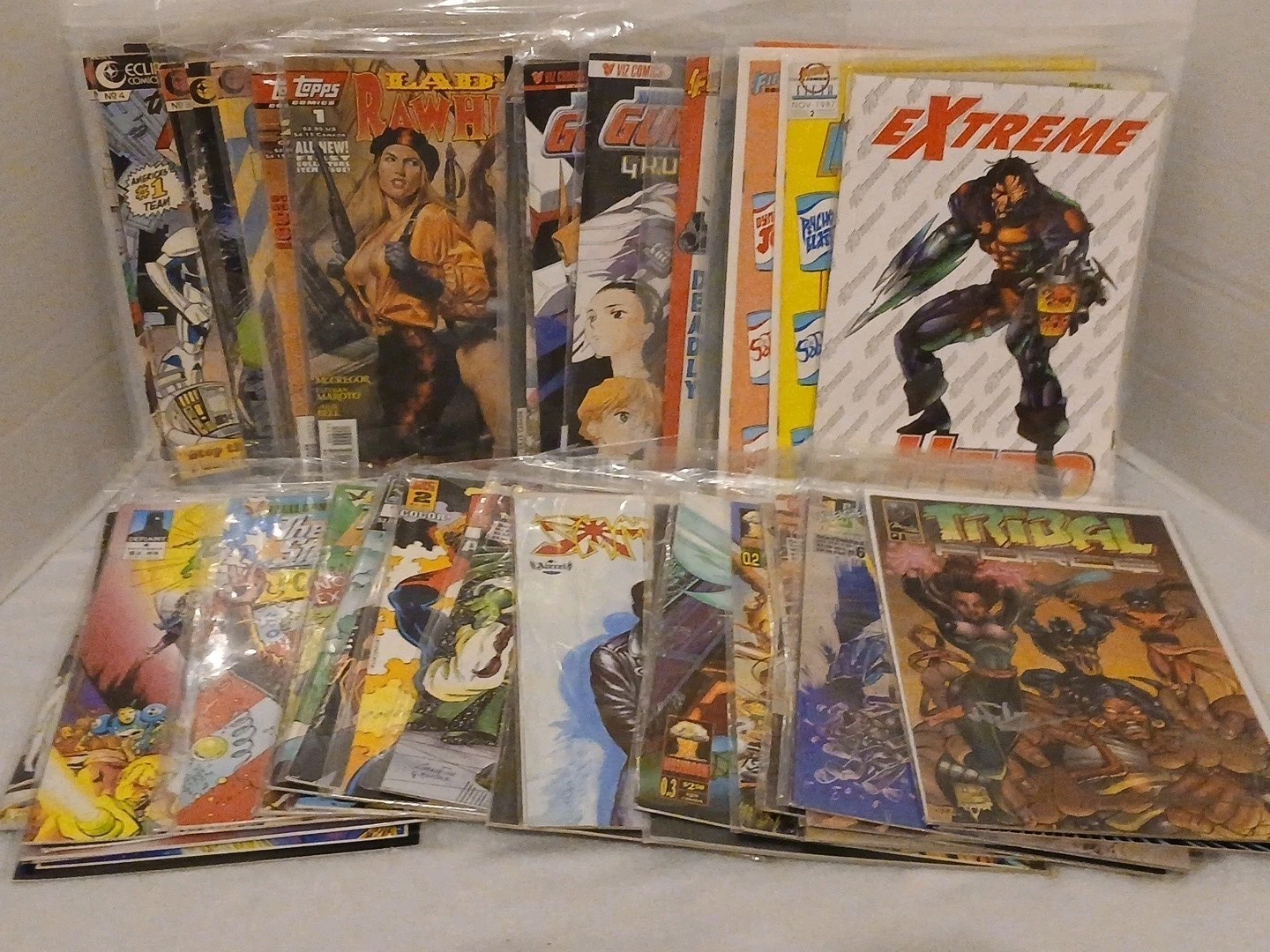 Lot Of 50 Vintage Comics Viz Eclipse Image Random Comic Job Lot Lady Rawhide