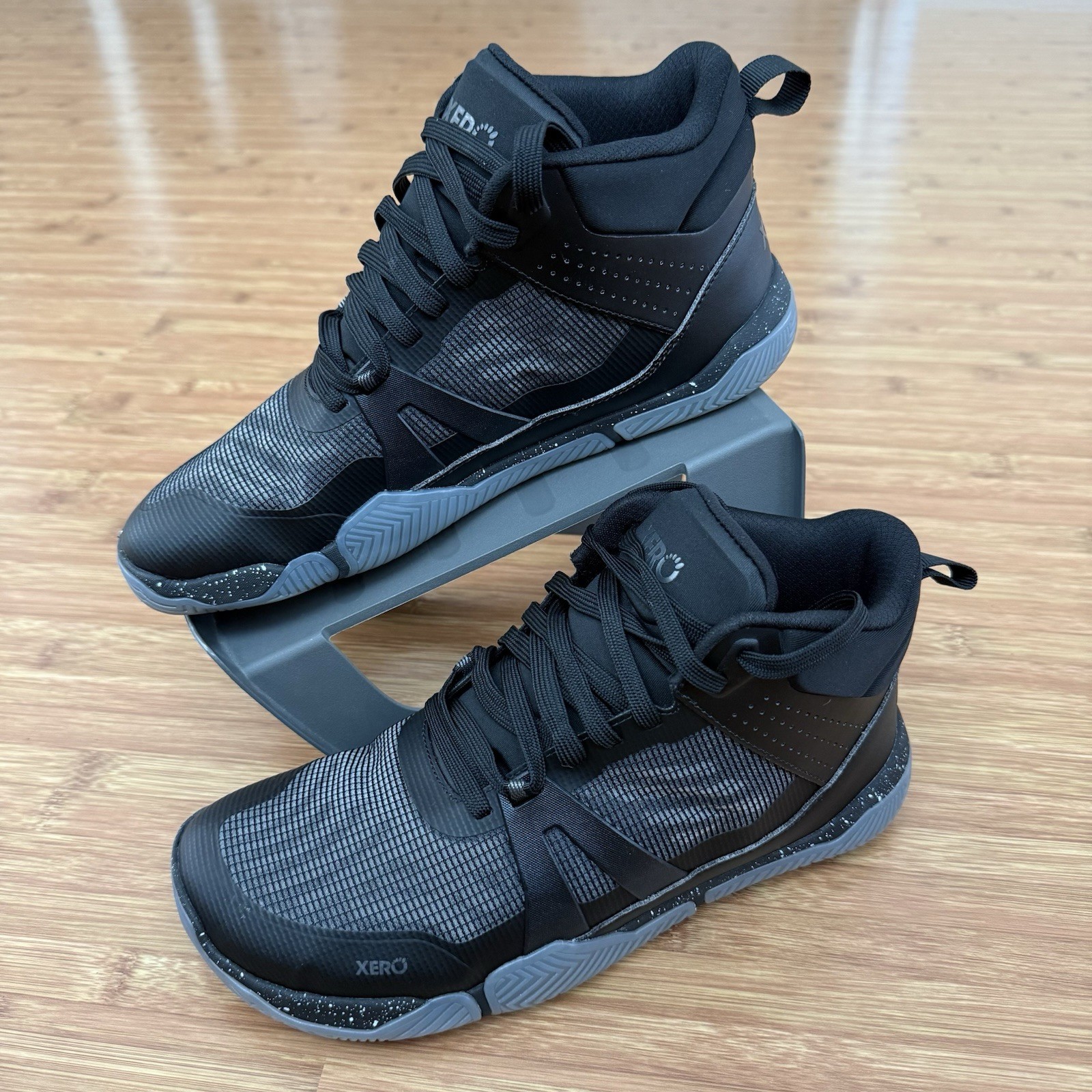 Xero X1 Mid Barefoot Basketball Shoe Men Size 9 Black Minimalist
