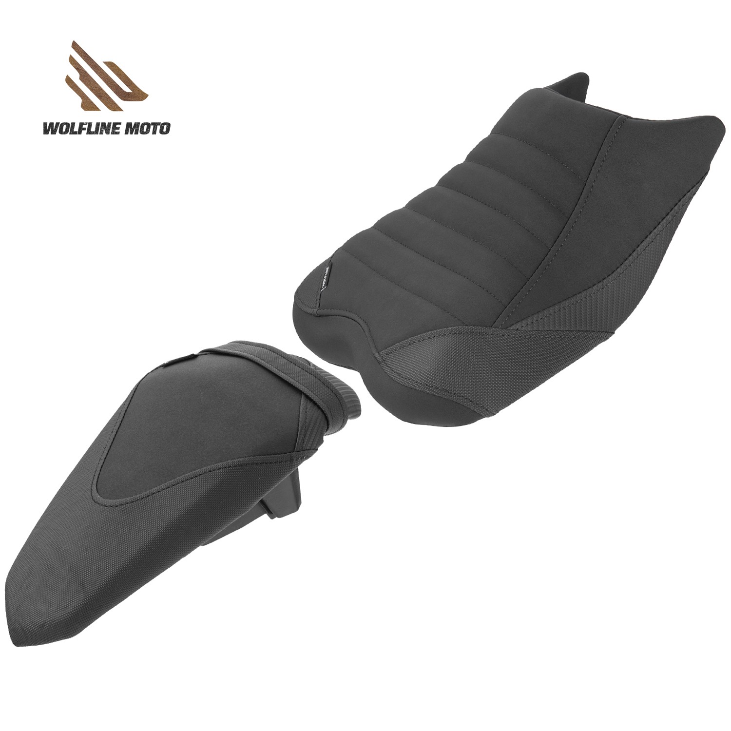 WOLFLINE Rider & Passenger Seat for Kawasaki Ninja 400 & Z400 2018-2026 Comfort