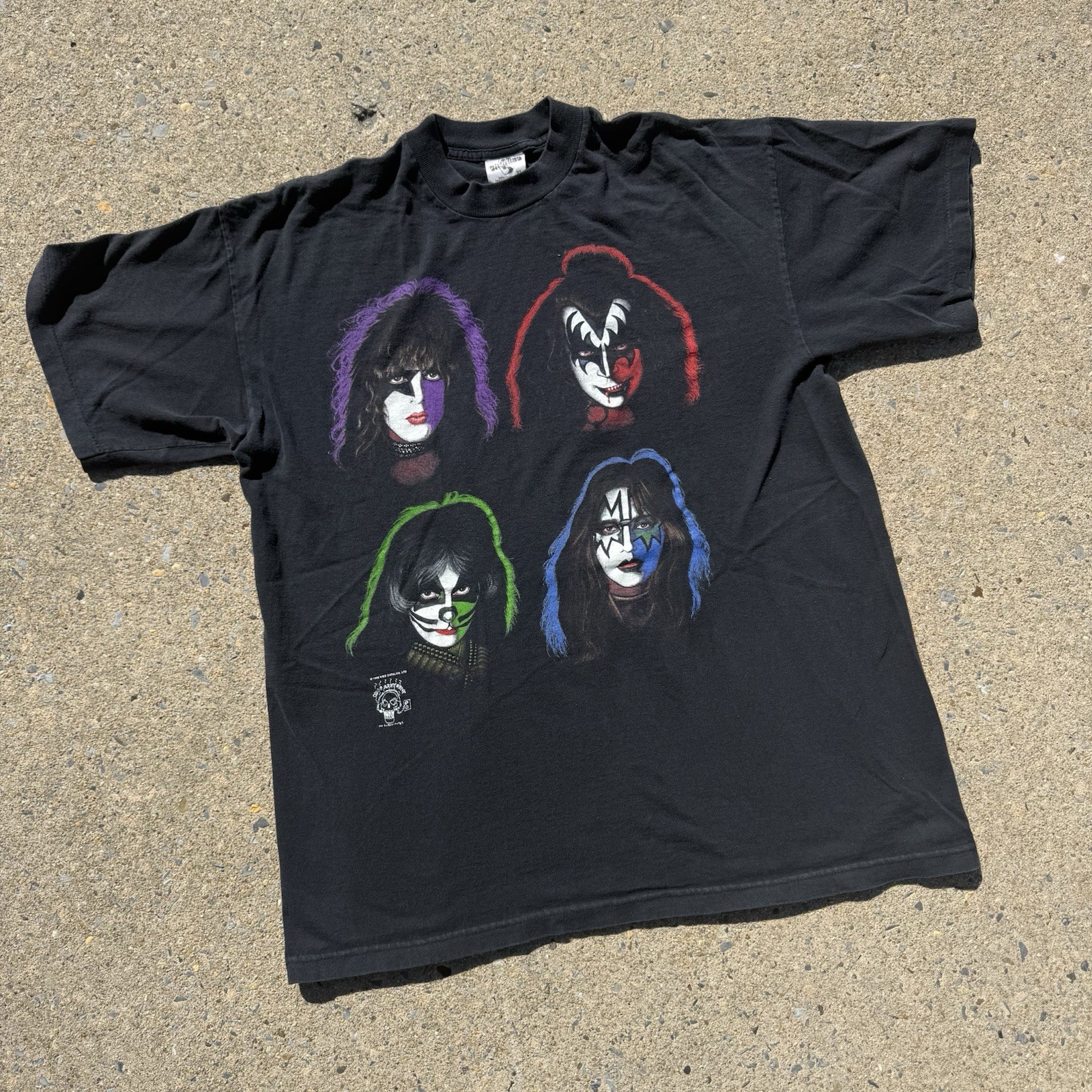 Vintage 1990’s Kiss Army Catalog Promo Tee Cronies Tag Size XL