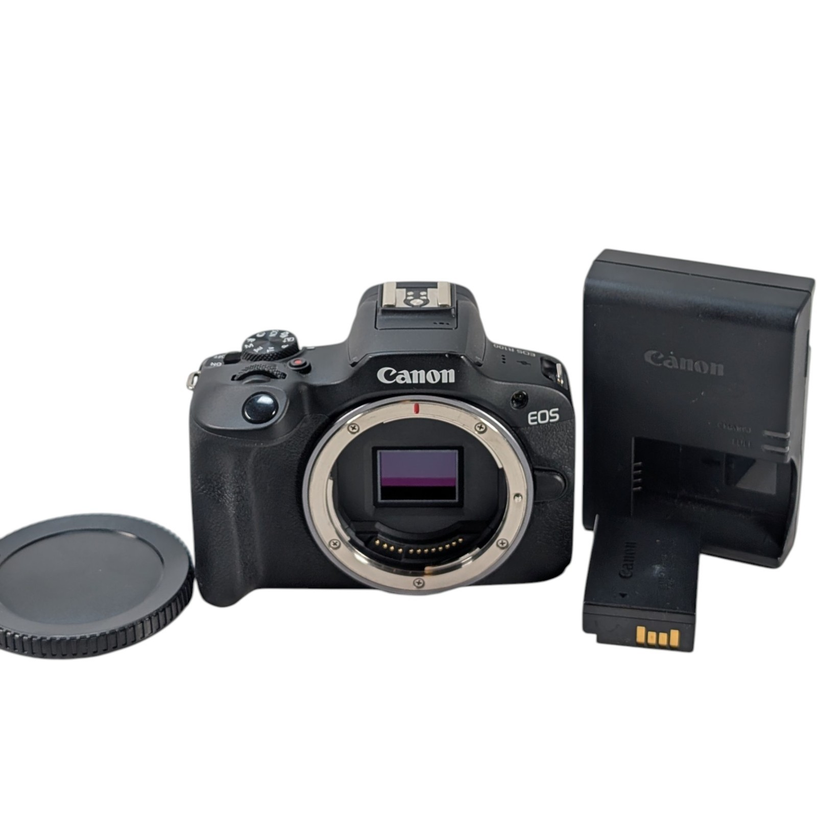 Canon EOS R100 Mirrorless Camera Body LOW SHUTTER  6000 OEM Battery Charger