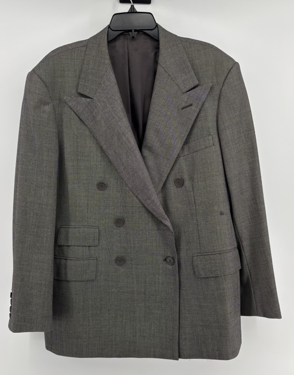 Vintage Ralph Lauren Purple Label Blazer Wool Mens 42R Made in England Gray
