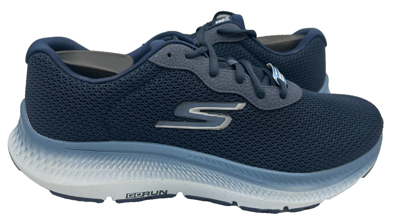 Skechers Women\'s GO RUN Consistent 2.0 Fast Pace Goga Mat Navy Size:6 162B