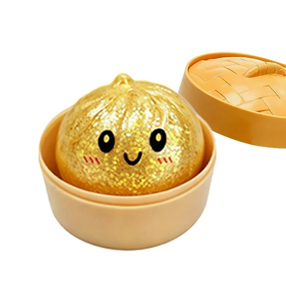 Mystery Glitter Dumpling Squishy Rare Limited Edition Fidget Stress Relief
