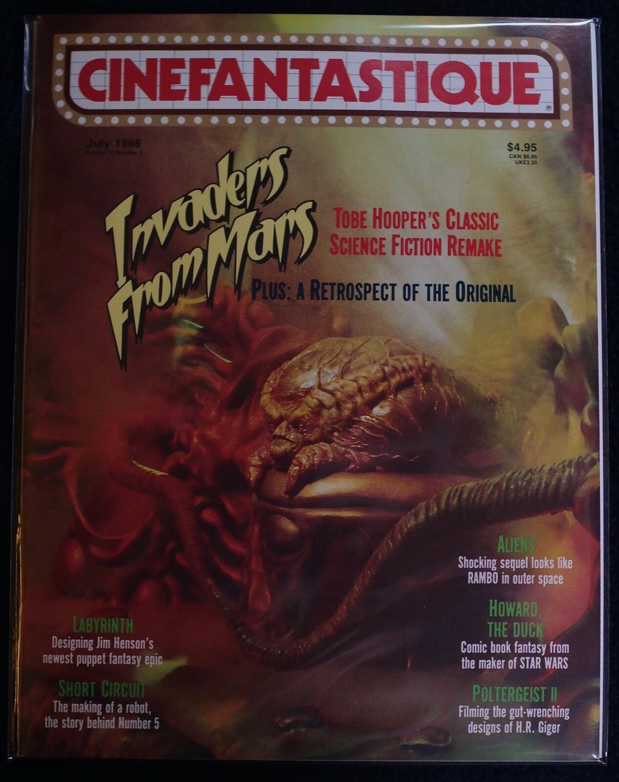 Cinefantastique Vol 16 #3 July 1986 / Invaders from Mars - NEW Cinefantastique Vol 16 #3 July 1986 / Invaders from Mars - NEW