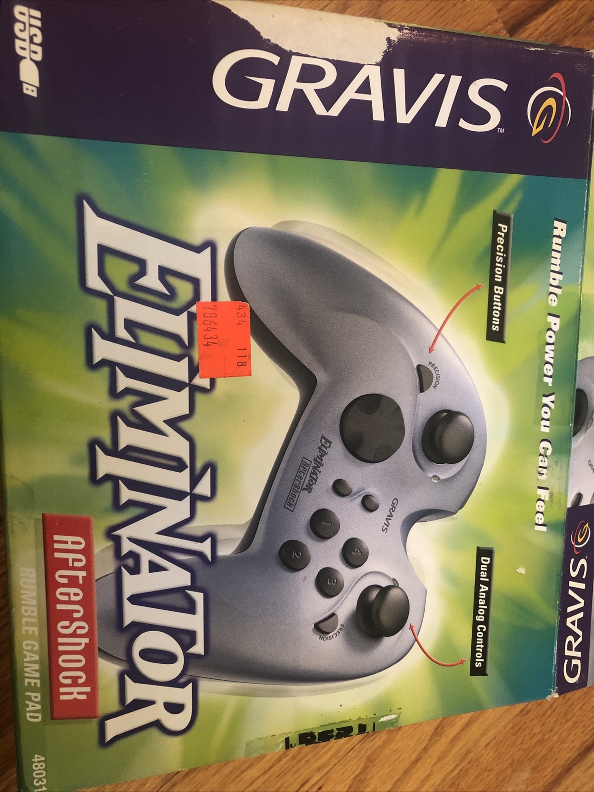 Gravis Aftershock Rumble (ELIMSHOCKGPAD) Gamepad In Box Gravis Aftershock Rumble (ELIMSHOCKGPAD) Gamepad In Box