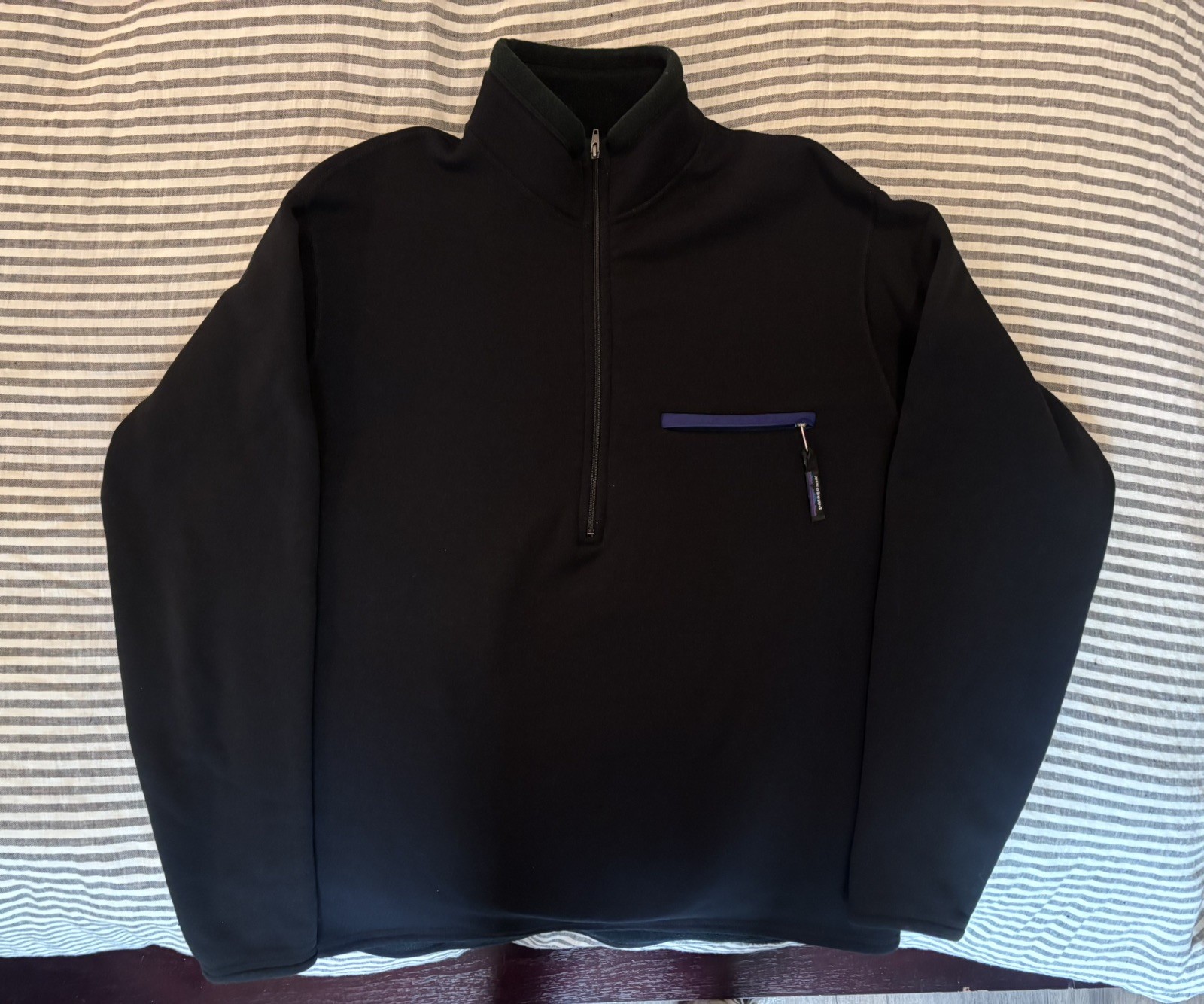 Men’s Vintage Made in USA Patagonia Black Half Zip Fleece Pullover Size L Men’s Vintage Made in USA Patagonia Black Half Zip Fleece Pullover Size L