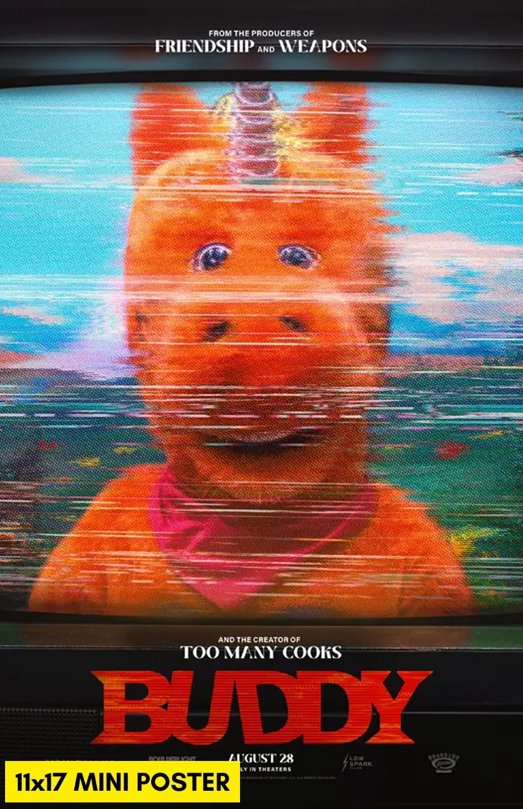 Buddy (2026) Movie Poster 11x17 Horror Too Many Cooks Buddy (2026) Movie Poster 11x17 Horror Too Many Cooks