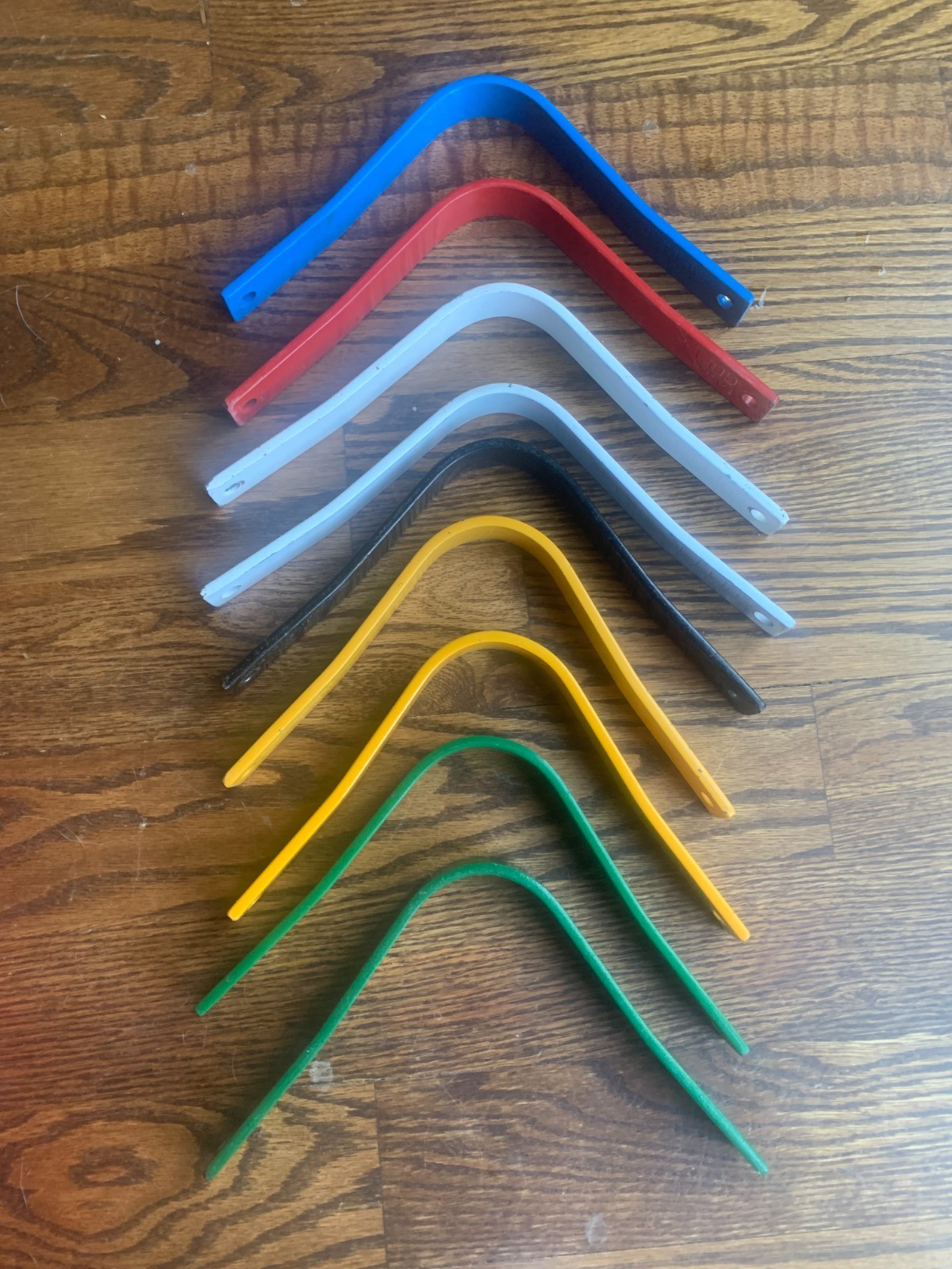 Wintec Bates Easy Change Individual Gullet Plate Set of 3 Yellow, Green & Black