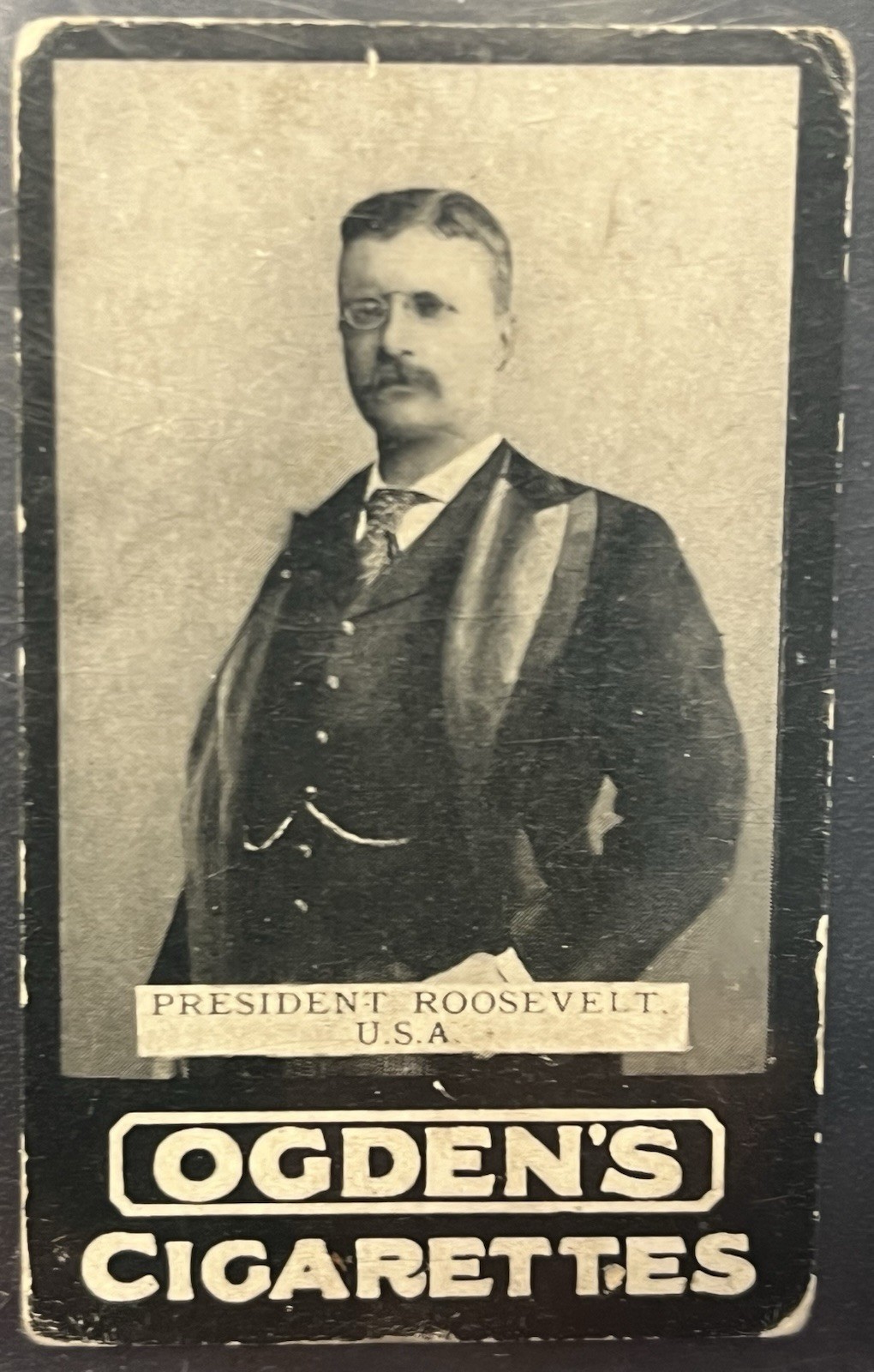 1902 Ogden's Cigarettes #179 Theodore Roosevelt **President Series B** 1902 Ogden's Cigarettes #179 Theodore Roosevelt **President Series B**