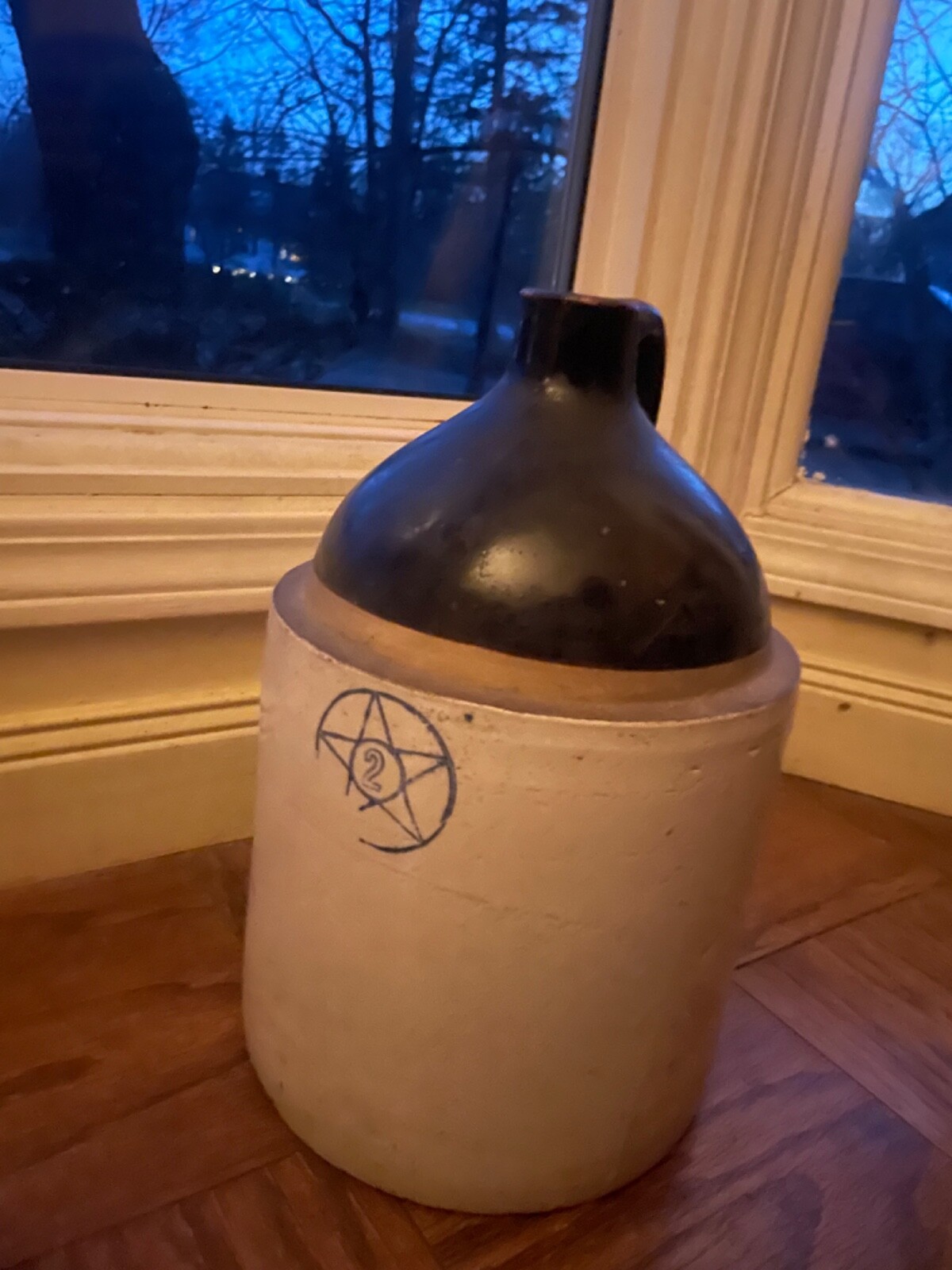 1890’s - early 1900’s star stoneware company 2 gallon jug 1890’s - early 1900’s star stoneware company 2 gallon jug