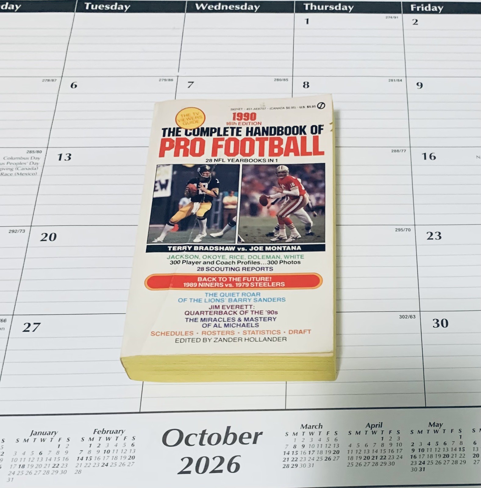 The Complete Handbook of Pro Football 1990: 16th Edition 28 Yearbooks in (1) NFL The Complete Handbook of Pro Football 1990: 16th Edition 28 Yearbooks in (1) NFL