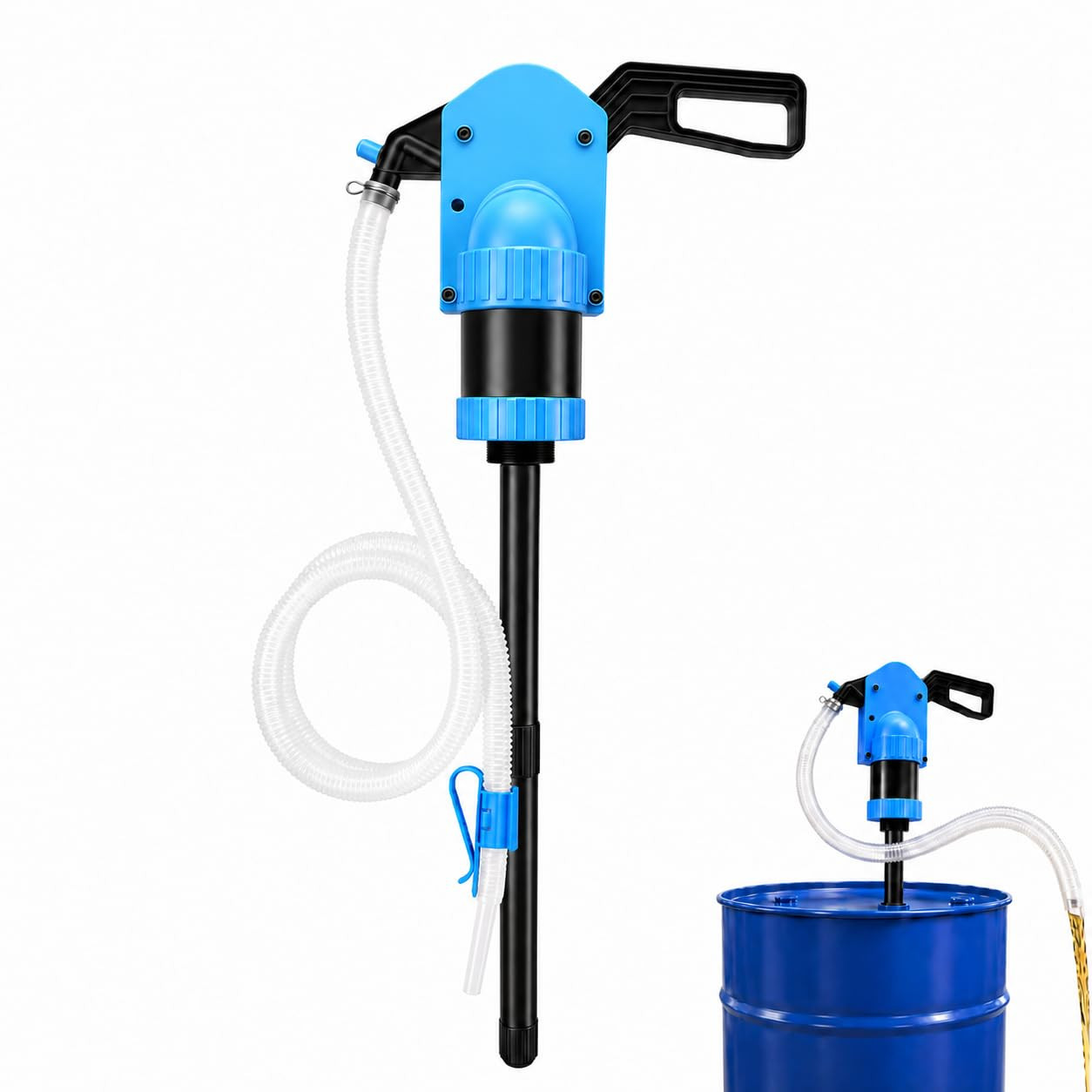 New Upgrade Lever Action Drum Pump, Manual Barrel Pump for DEF, Antifreeze, Gaso New Upgrade Lever Action Drum Pump, Manual Barrel Pump for DEF, Antifreeze, Gaso