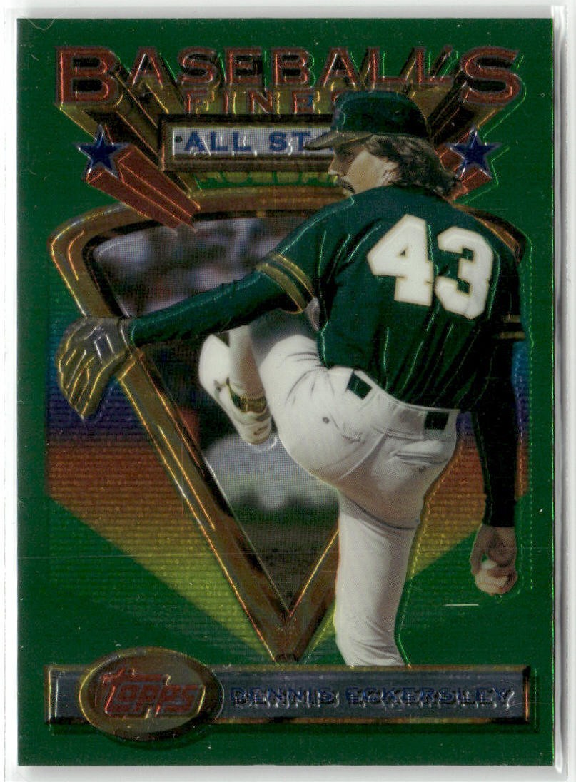 1993 Topps Finest Baseball\'s Finest All-Stars Dennis Eckersley #100 EX