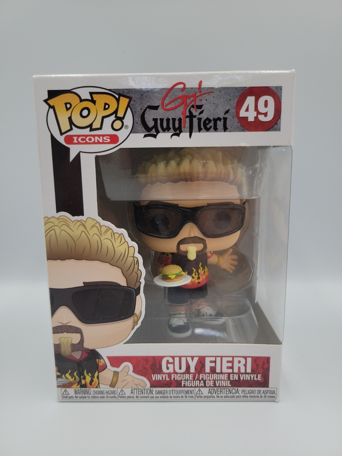 Funko POP Icons Guy Fieri #49 Vinyl Figure Funko POP Icons Guy Fieri #49 Vinyl Figure