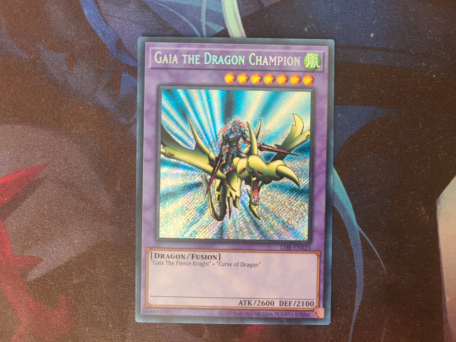 Gaia the Dragon Champion LOB-EN125 Legend of Blue Eyes White Dragon 25th Ani NM