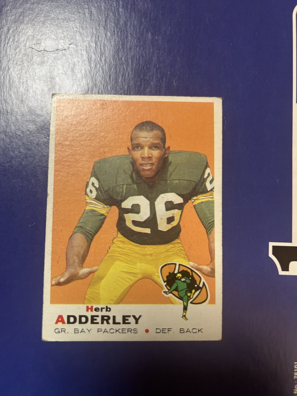 1969 Topps - Herb Adderley #255 1969 Topps - Herb Adderley #255