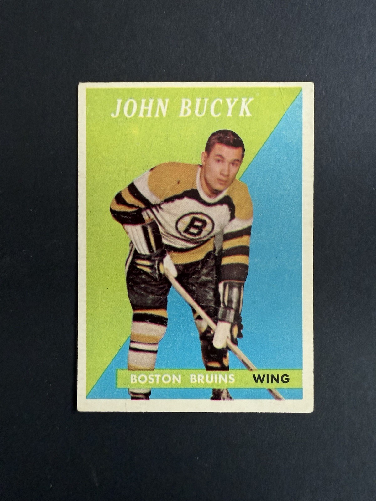 1958-59 TOPPS JOHNNY BUCYK #40 BRUINS EXMT