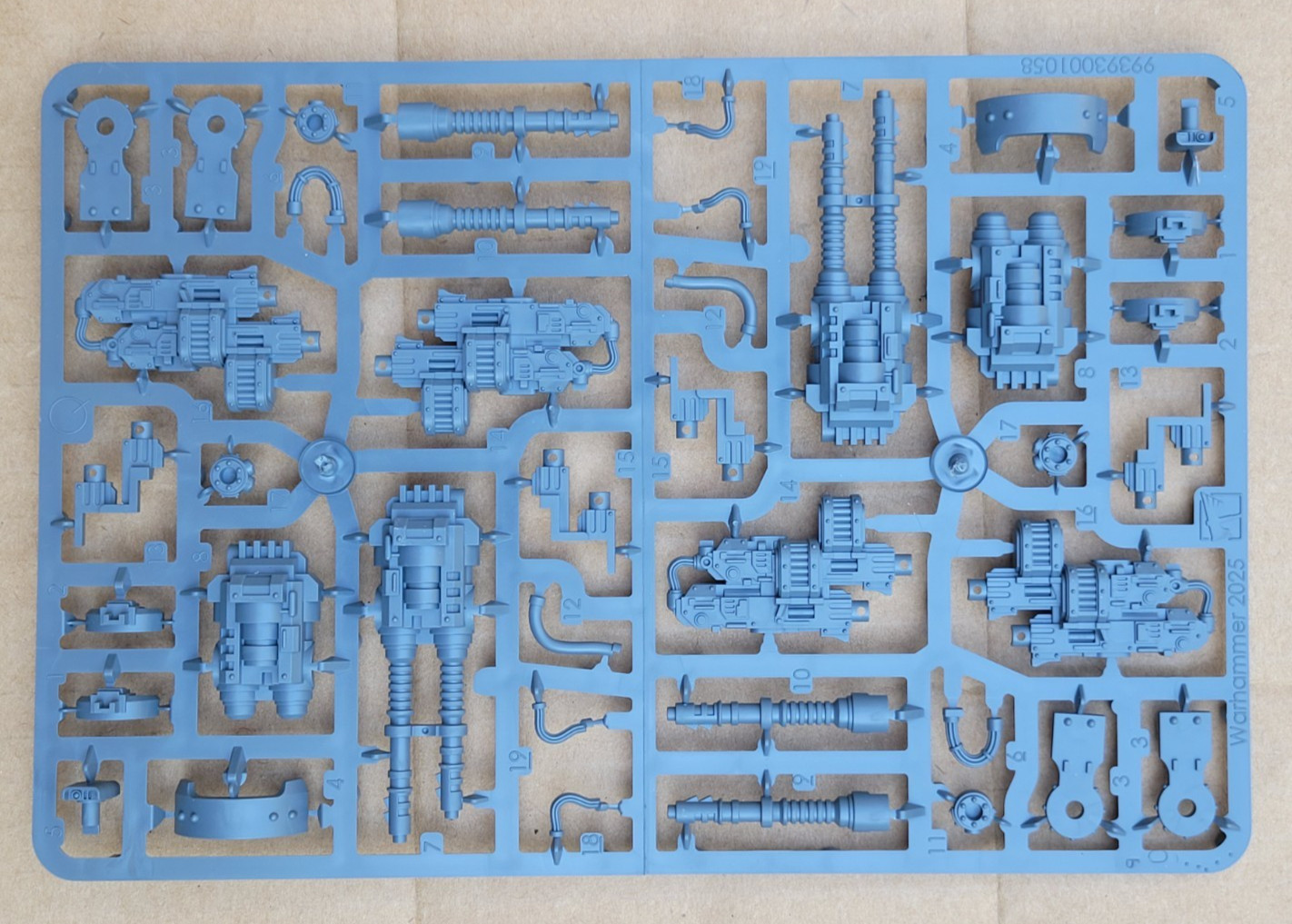 Horus Heresy Tank Laser Destroyer / Gravis Heavy Bolter Sponsons sprue Fellblade