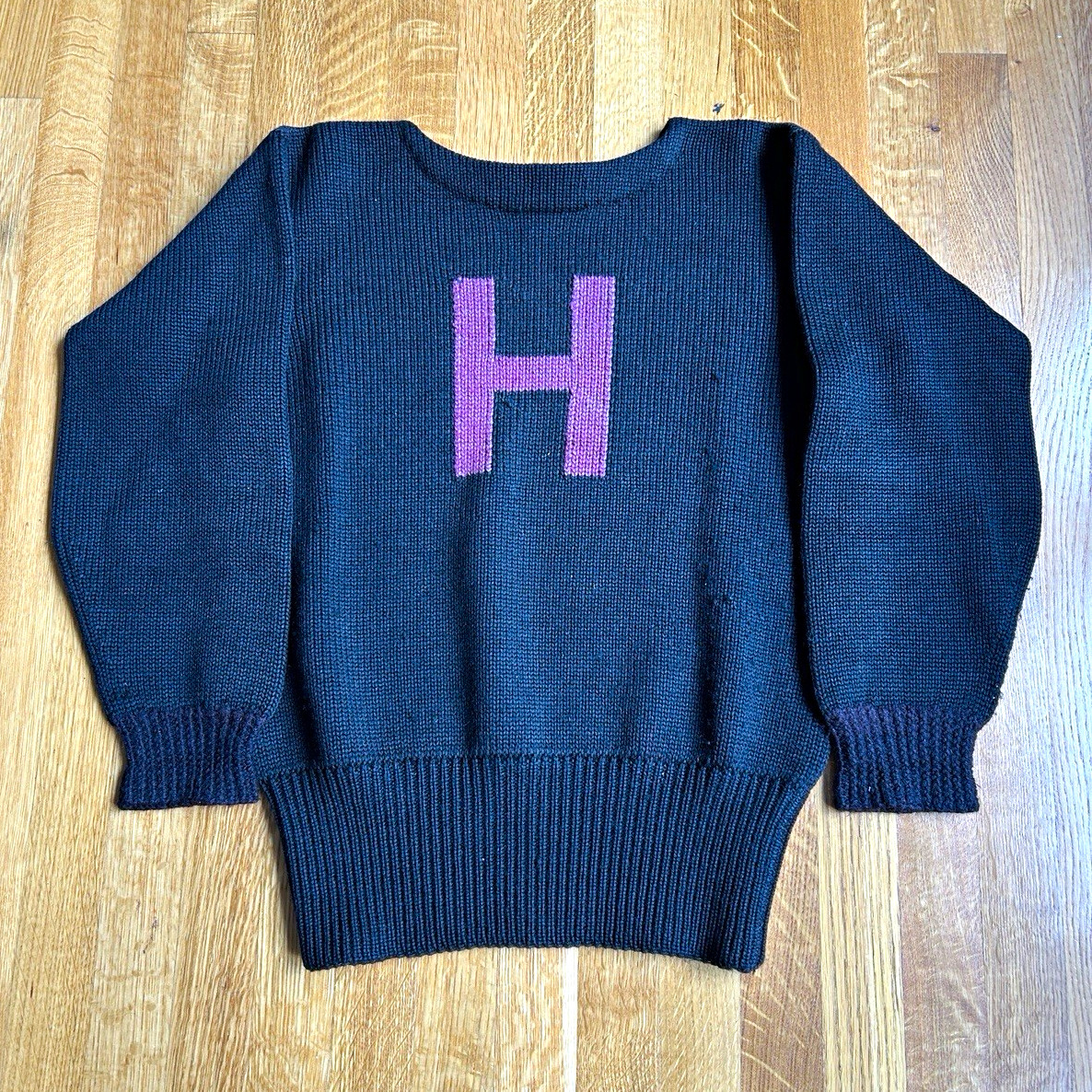 Vintage 1940s Harvard Two Tone Collegiate Knit Sweater Pullover Early 40s? Vintage 1940s Harvard Two Tone Collegiate Knit Sweater Pullover Early 40s?