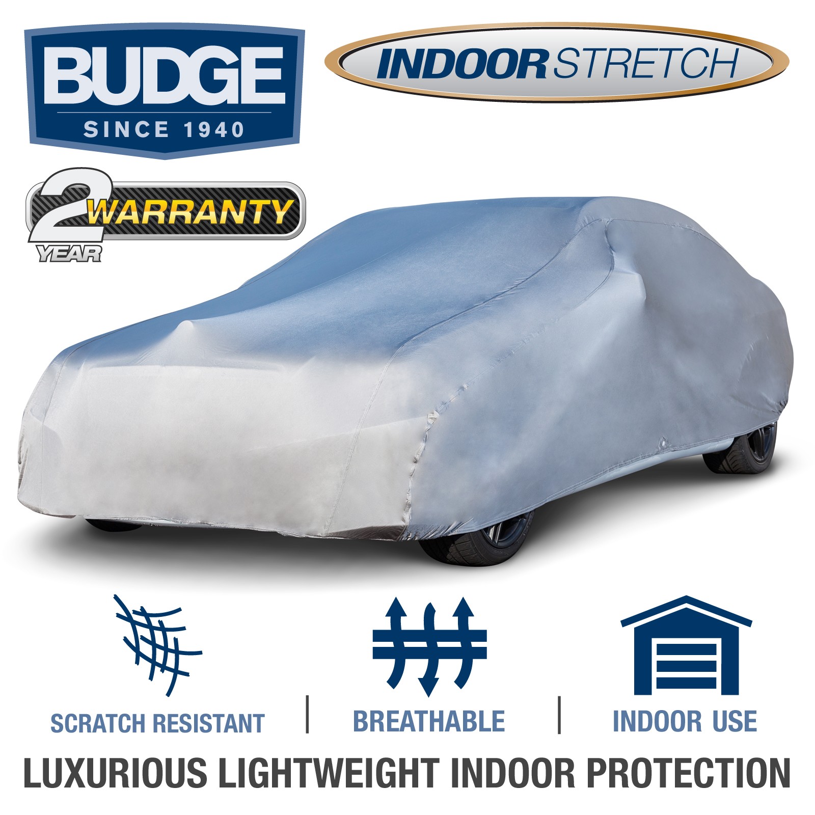 Indoor Stretch Car Cover Fits Ford Taurus 2015 | UV Protect | Breathable