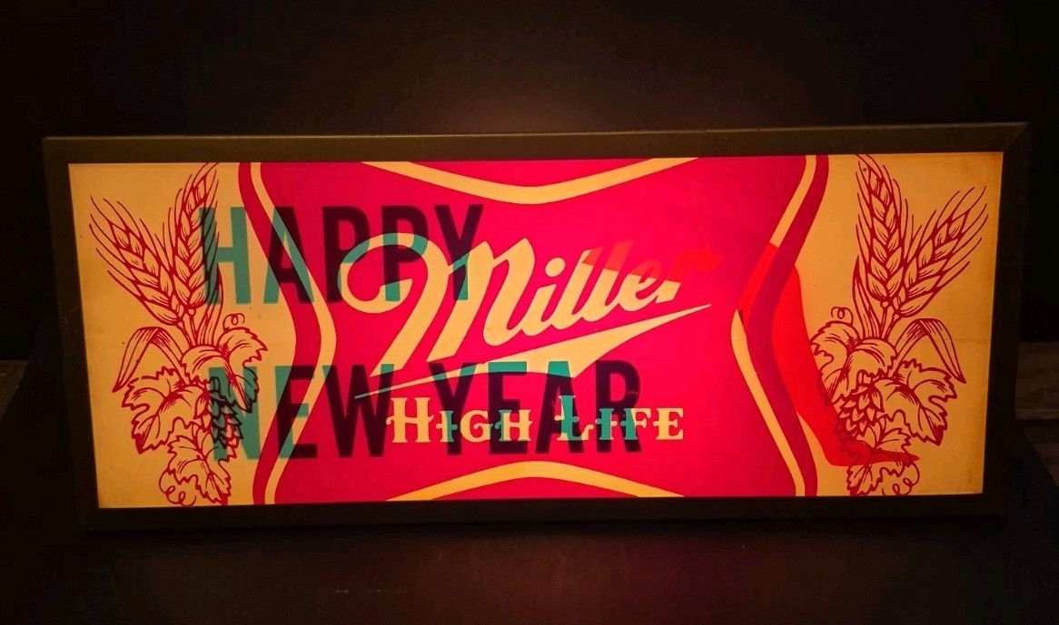 1950s Miller High Life Beer Light up Sign not too many of these out there if any 1950s Miller High Life Beer Light up Sign not too many of these out there if any