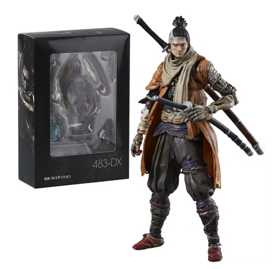 Figma 483-DX Sekiro Shadows Die Twice Action Figure Movable Model Toy