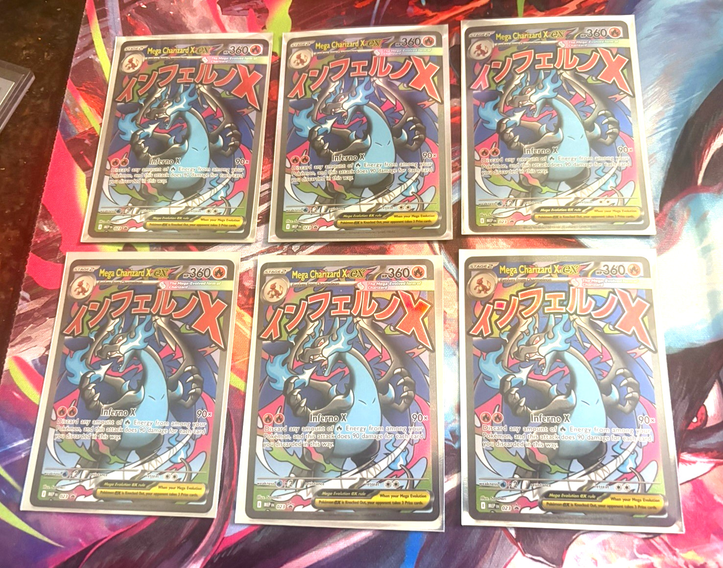 Mega Charizard 2025 X ex 023 Holo ME: Mega Evolution Promo Pokemon HP360