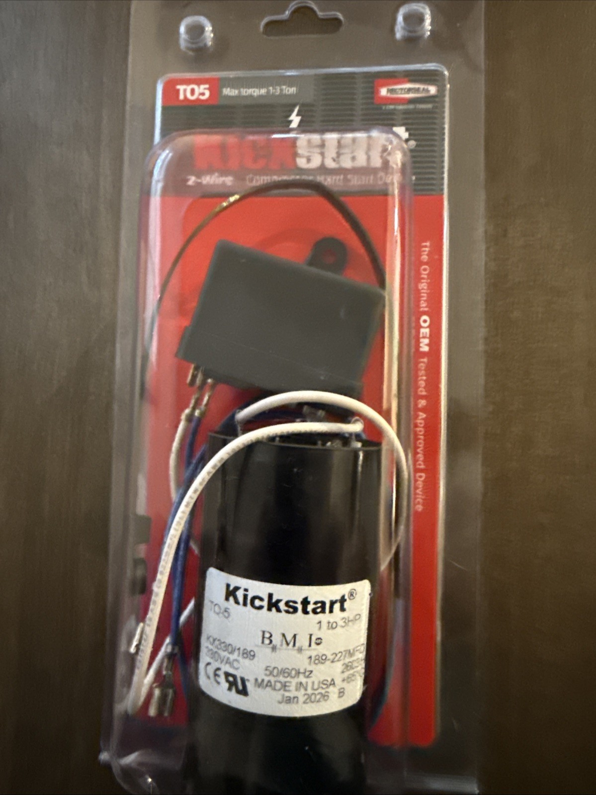 Compressor Hard Start Device, Rector seal, 2 Wire , TO5 Compressor Hard Start Device, Rector seal, 2 Wire , TO5