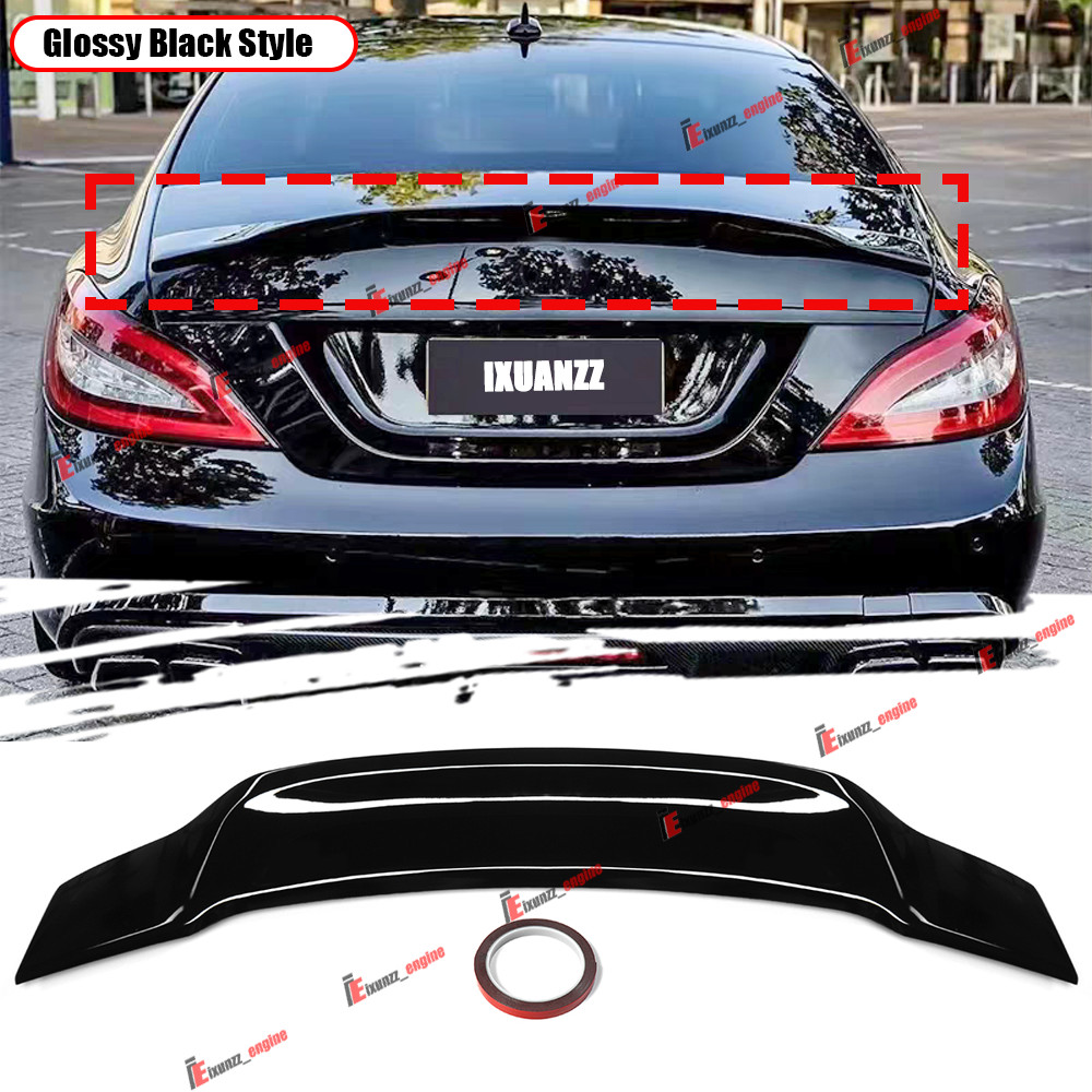For 2012-2018 Benz CLS-Class W218 CLS63 CLS500 CLS550 Gloss Black Trunk Spoiler