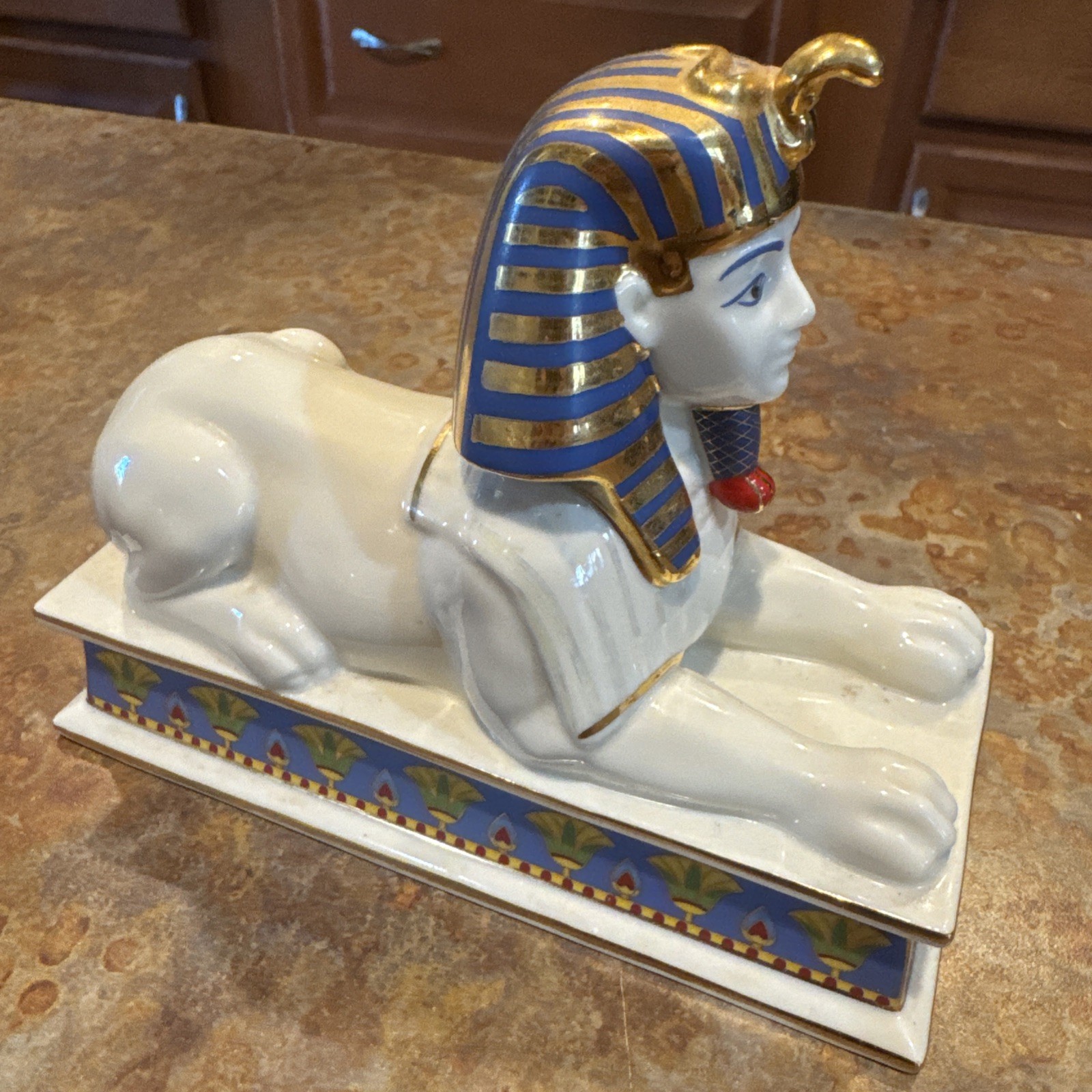 Lenox The Great Sphinx Fine Bone china Ceramics Handicraft Home Ornaments Lenox The Great Sphinx Fine Bone china Ceramics Handicraft Home Ornaments