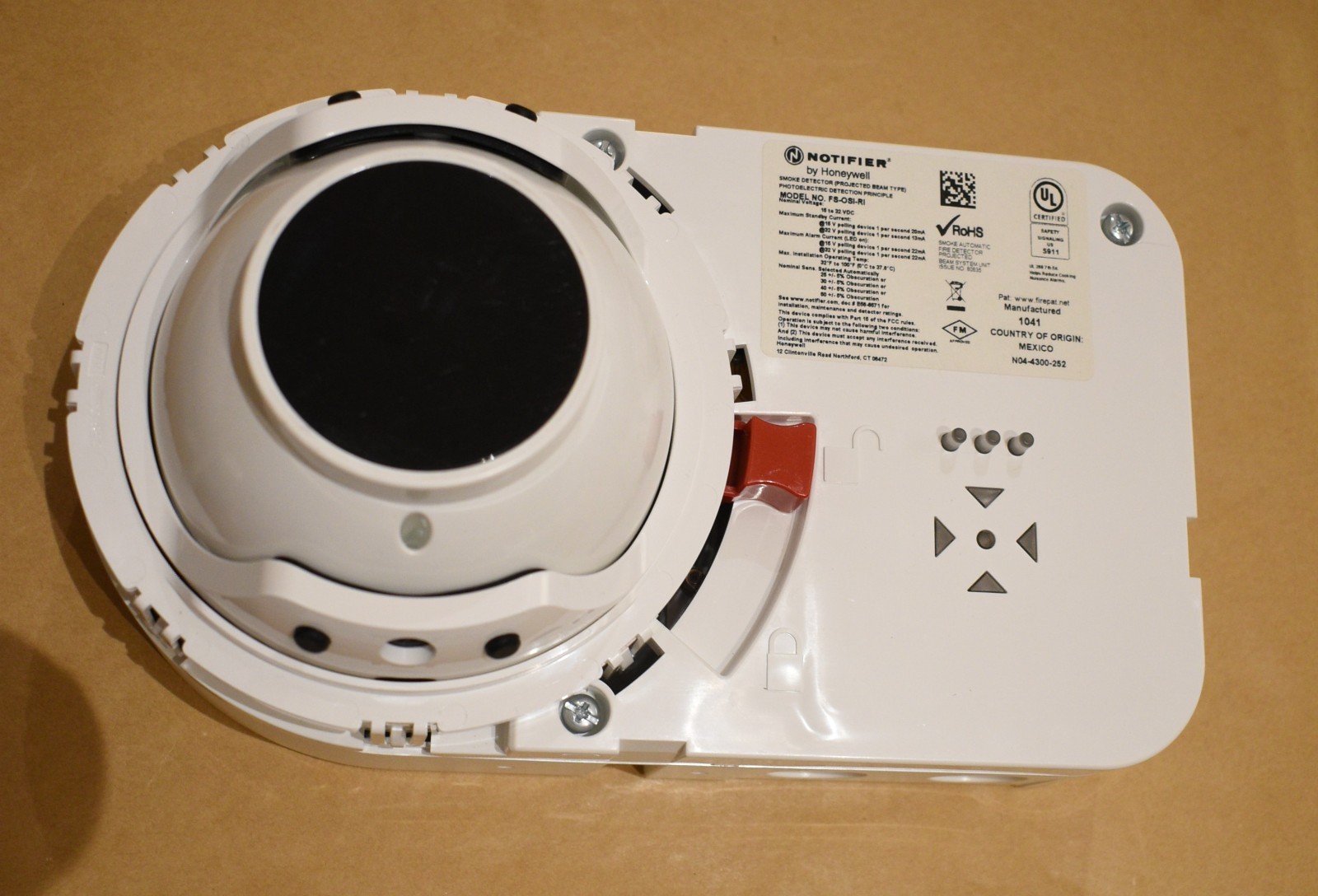 Notifier by Honeywell FS-OSI-RI Smoke imaging Beam Detector Intelligent Notifier by Honeywell FS-OSI-RI Smoke imaging Beam Detector Intelligent