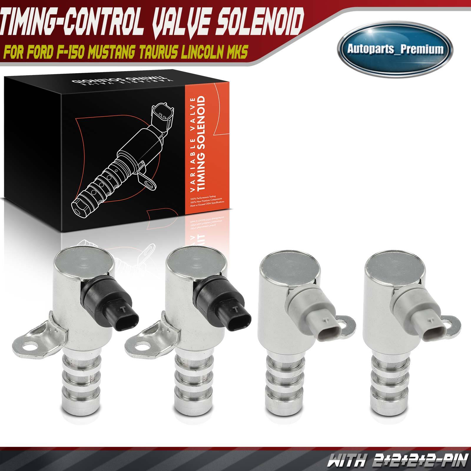 4x Intake & Exhaust Engine Variable Valve Timing (VVT) Solenoid for Ford Lincoln