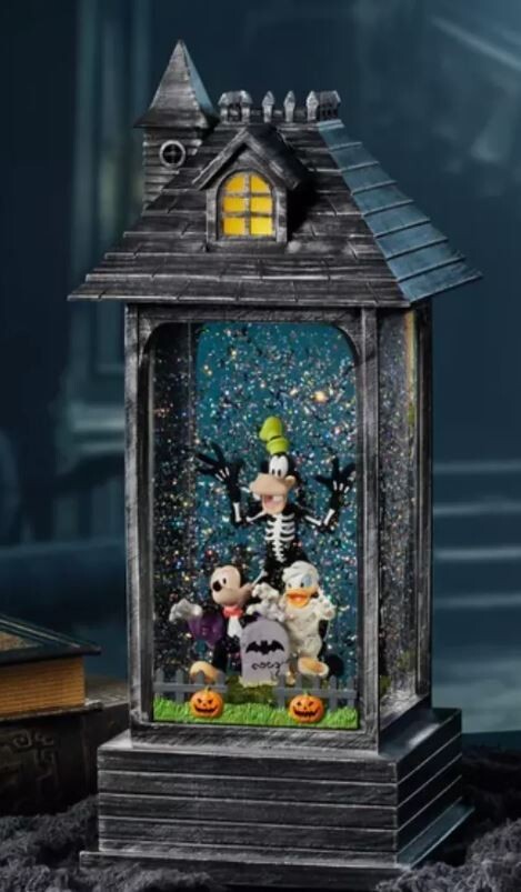 Disney Halloween Glitter Lantern w/ Lights & Music - Mickey Mouse, Goofy, Donald