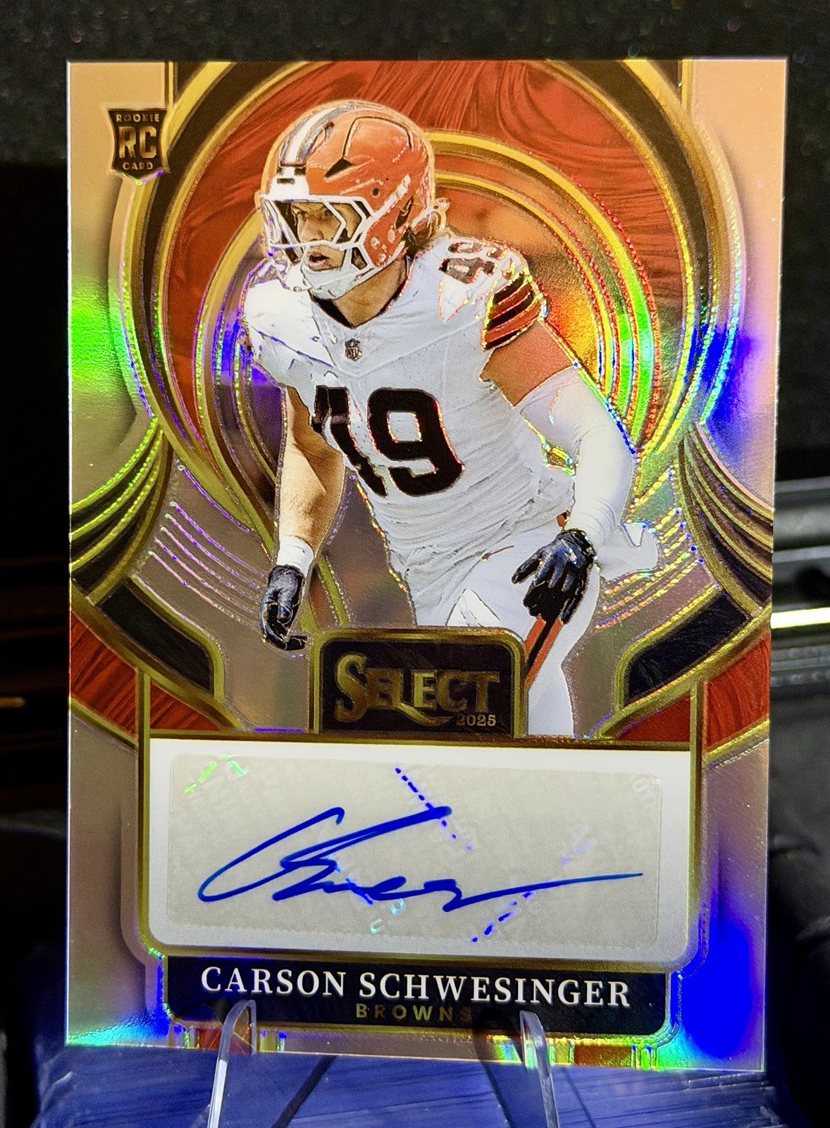 🔥MAKE OFFER🔥💥2025 Panini Select Football Auto Lot 9 RC Autos Restrepo /25💥