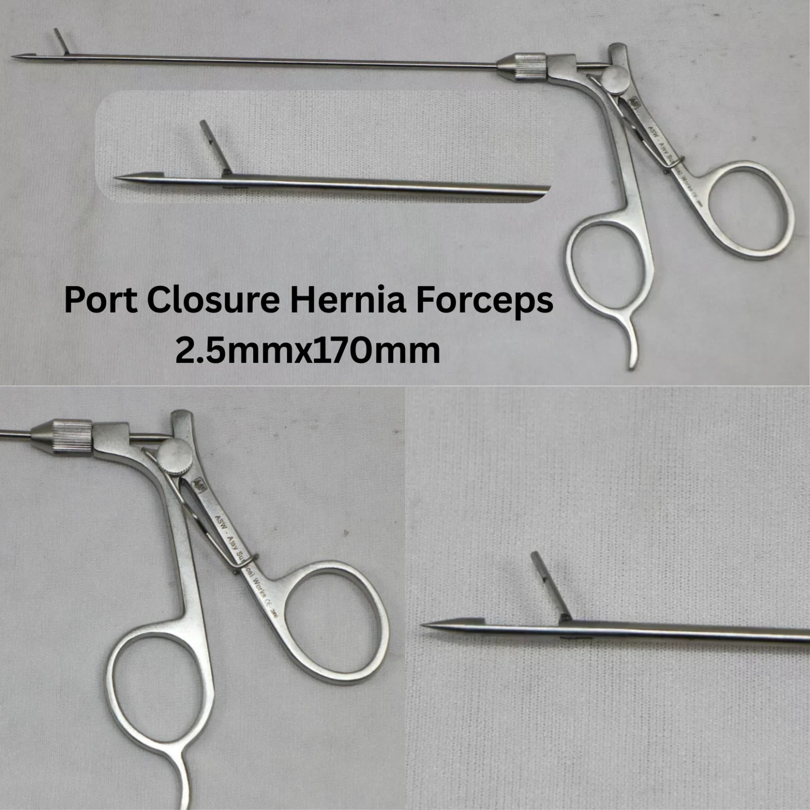 Laparoscopic Port Closure 2.5mmx170mm Reusable Surgical Instruments CE Approved