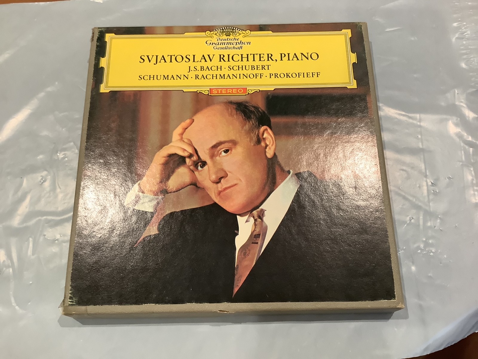 SVJATOSLAW RICHTER, PIANO: J.C. BACH, SCHUBERT, SCHUMANN REEL TO REEL @ 7-1/2IPS SVJATOSLAW RICHTER, PIANO: J.C. BACH, SCHUBERT, SCHUMANN REEL TO REEL @ 7-1/2IPS