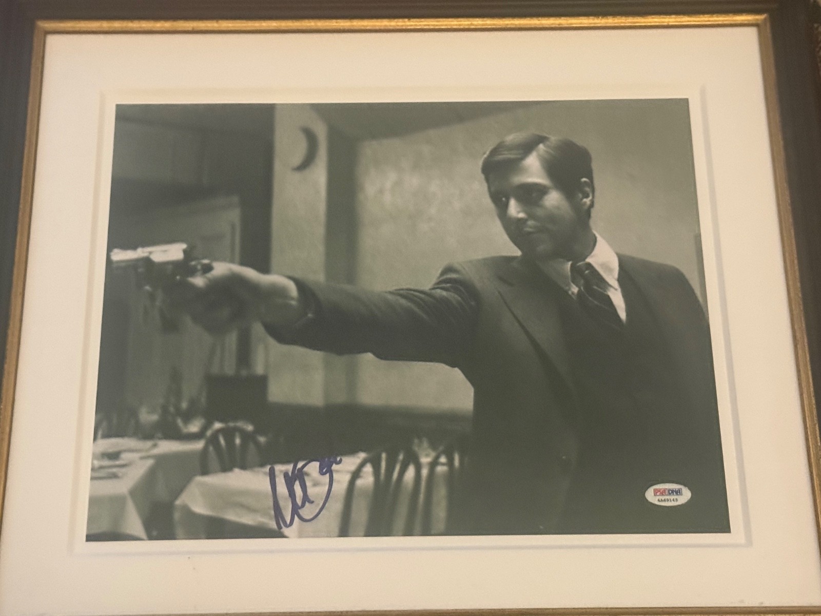 Al Pacino - Godfather -Signed photo PSA COA -10x14-Iconic scene Al Pacino - Godfather -Signed photo PSA COA -10x14-Iconic scene