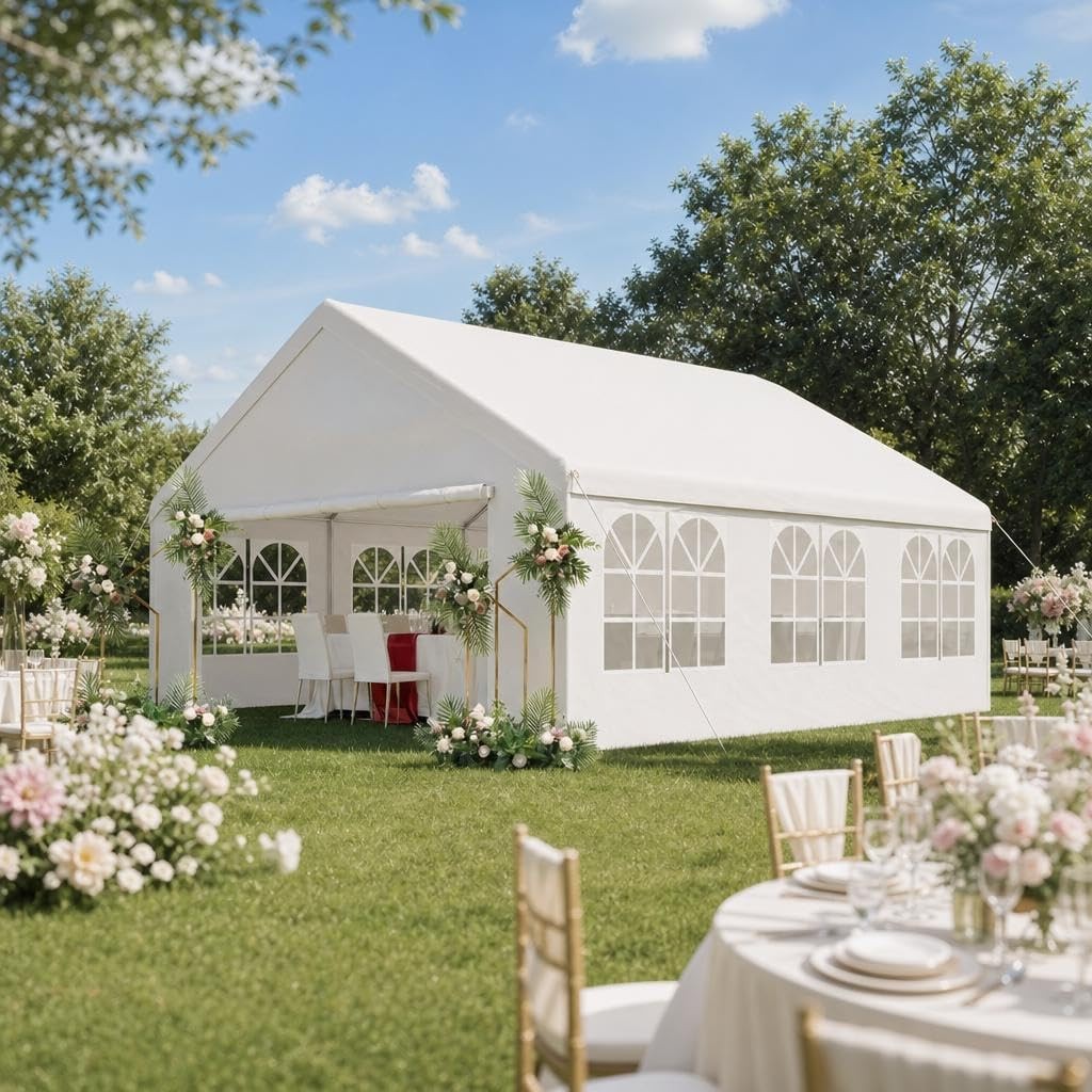 20 FT x 20 FT Canopy Tent Removable Sidewalls Outdoor Commercial Event Gazebo 20 FT x 20 FT Canopy Tent Removable Sidewalls Outdoor Commercial Event Gazebo