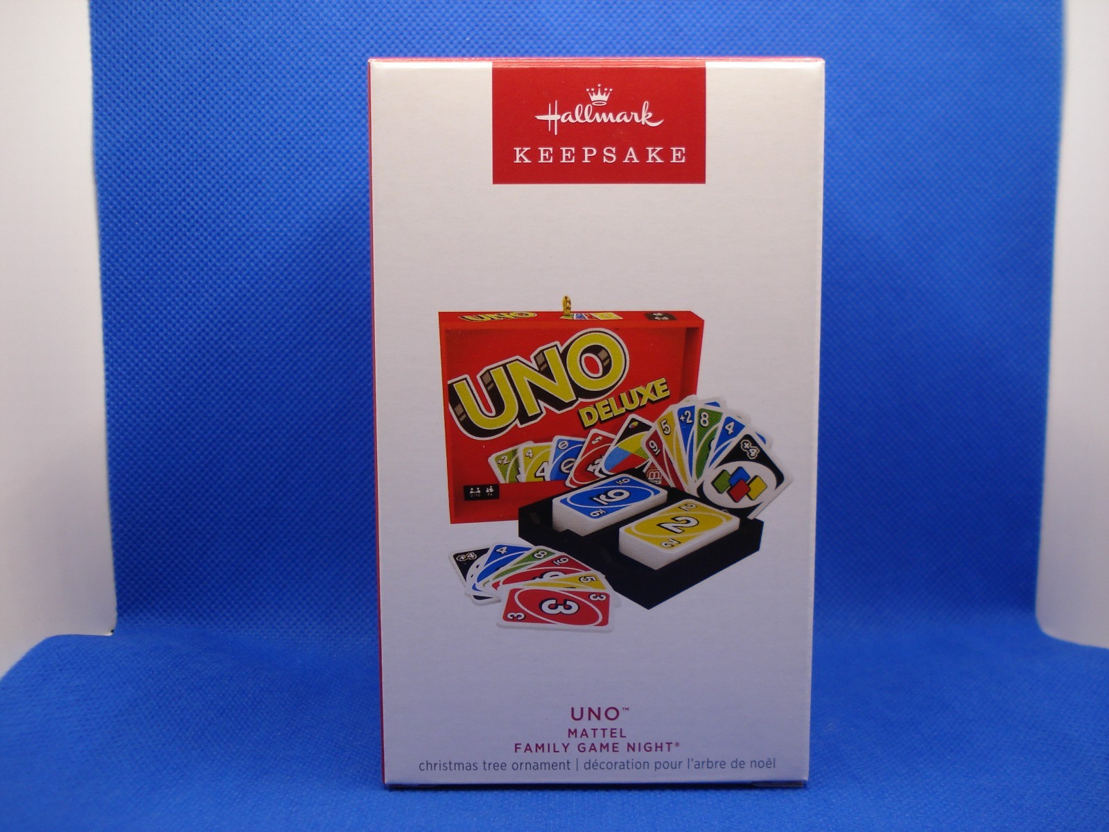 NEW Hallmark Ornament 2023 Mattel UNO Family Game Night 10th and Final in Series NEW Hallmark Ornament 2023 Mattel UNO Family Game Night 10th and Final in Series