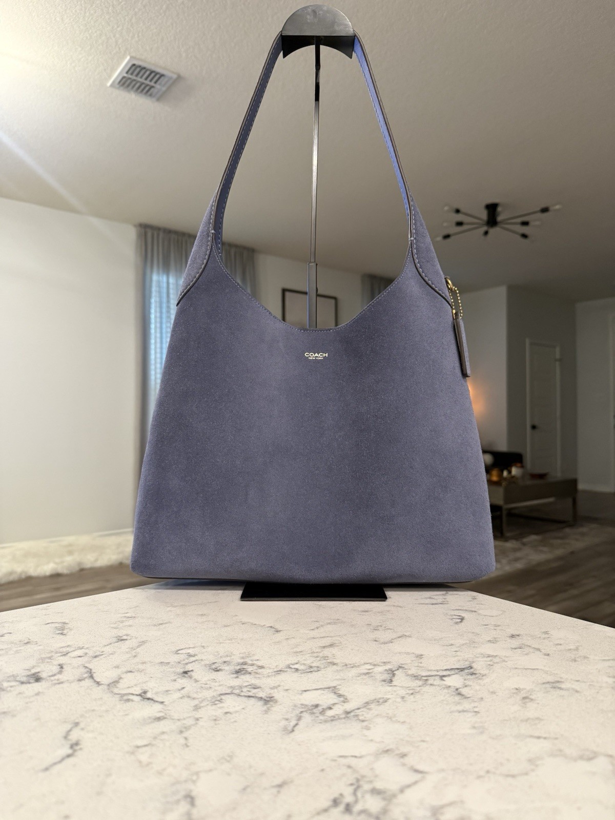 Coach Brooklyn 34 Shoulder Bag Light Blue