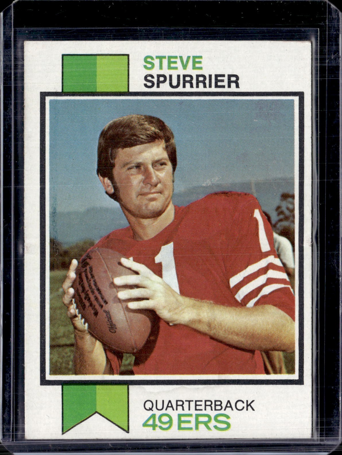1973 Topps #481 Steve Spurrier Rookie RC 49ers VG (creases/uneven surface) 1973 Topps #481 Steve Spurrier Rookie RC 49ers VG (creases/uneven surface)